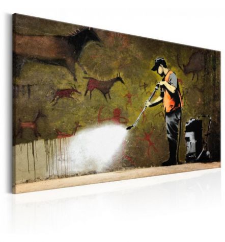 Quadro Con Una Idropulitrice Cm. 60x40 - ARREDALACASA