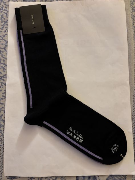 CALZE NUOVE DA UOMO FIRMATE ORIGINALI PAUL SMITH,MADE IN ITALY,IN COTONE - Foto 8
