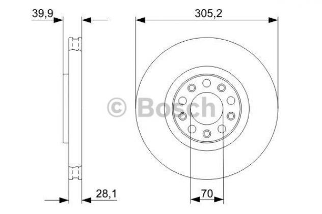 Bosch Disco  Freno 986479291