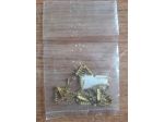 1 sacchetto cerniere in ottone
