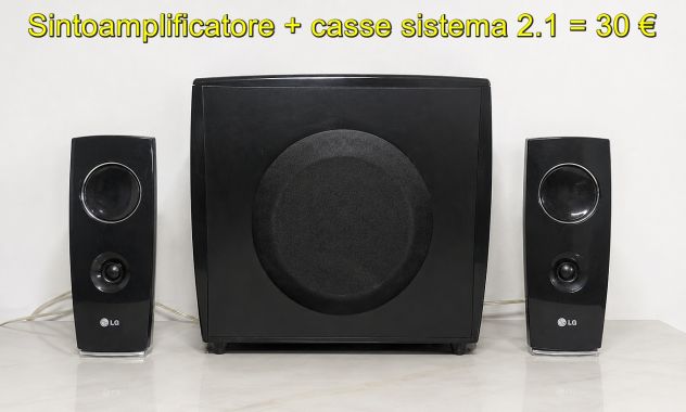 Sintoamplificatore LG radio RDS USB AUX e ottica IN - Foto 4