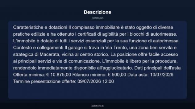Immobile in asta di 26 m² in vendita a Macerata - Foto 10