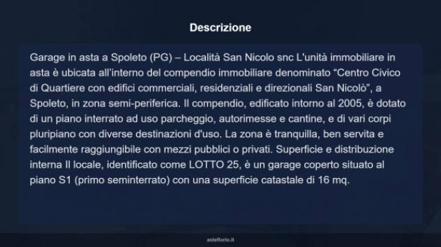 Immobile in asta di 16 m² in vendita a Spoleto - Foto 9