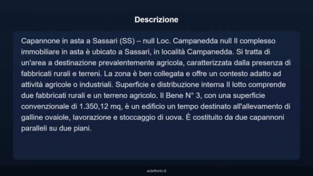Immobile in asta di 1921 m² in vendita a Sassari - Foto 6
