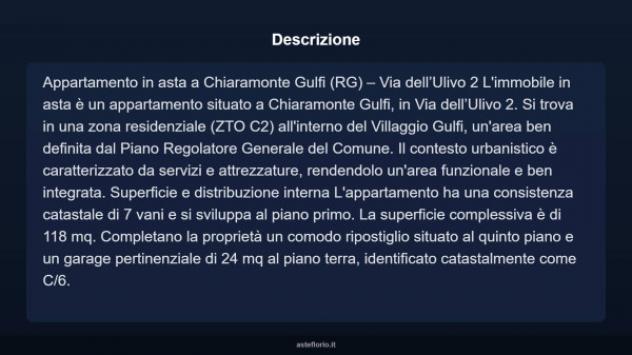 Immobile in asta di 118 m², box auto in vendita a Chiaramonte Gulfi - Foto 3