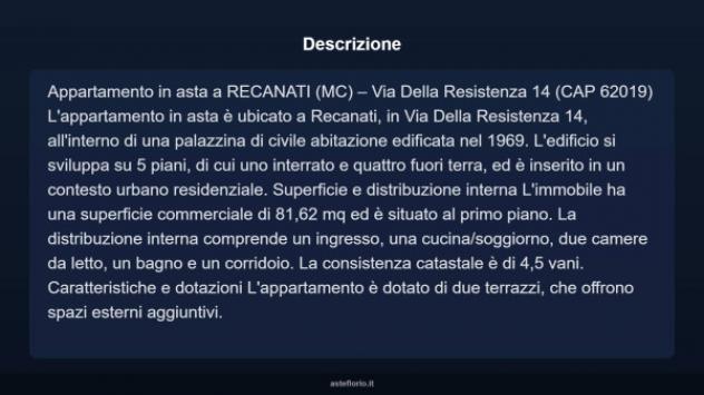 Immobile in asta di 81 m² in vendita a Recanati - Foto 3