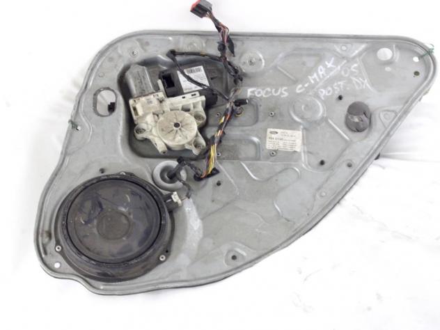 3M5T-14B534-AG MOTORINO MECCANISMO ALZA-VETRO ALZA-CRISTALLO PORTA POSTERIORE DESTRA FORD FOCUS C-MAX 1.6 80KW 5P D 5M (2004) RICAMBIO USATO 3M51-R249