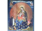 GRANDE IMMAGINE DELLA MADONNA DIPINTA DALL'ARVARI CHE SI TROVA NELLA CHIESA DI P
