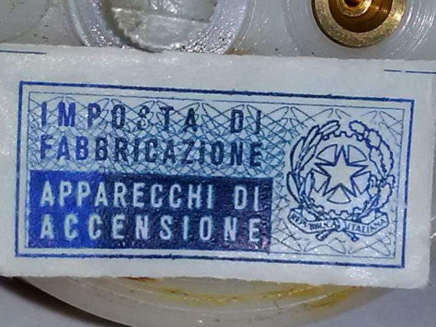 ACCENDINO DA TAVOLO FILLETTATO ORO ZECCHINO AN 60 - Foto 4