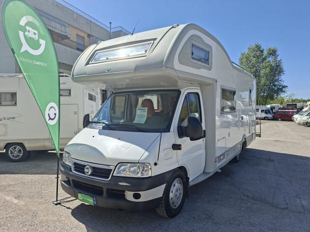 CAMPER ARCA DUCATO MANSARDATO 7 POSTI DINETTE LETTI CASTELLO CLIMATIZZATORE FOTOVOLTAICO CAMPEGGIO USATI GENERALI 1760 - Foto 2