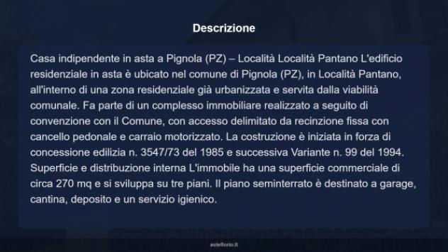 Immobile in asta di 270 m², box auto in vendita a Pignola - Foto 11