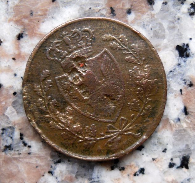 MONETA DA 5 CENTESIMI DEL REGNO DI SARDEGNA 1826 MONETA MOLTO CIRCOLATA MA RARA - Foto 2