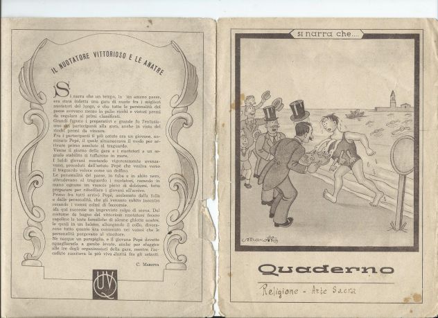 6 copertine di quaderni antichi - Secolo scorso anni'20 - Foto 2