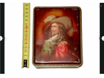 scatola latta biscotti dolci anni 40 decorata tin box metallo antica vintage