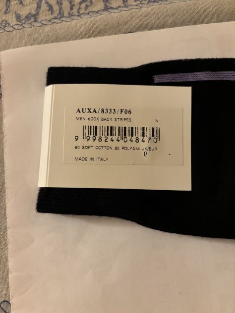 CALZE NUOVE DA UOMO FIRMATE ORIGINALI PAUL SMITH,MADE IN ITALY,IN COTONE - Foto 10