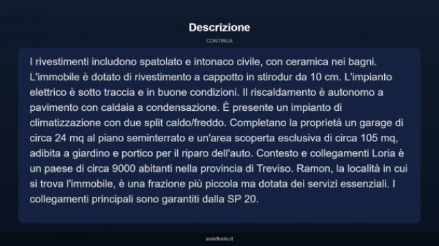 Immobile in asta di 170 m² con più di 5 locali e box auto in vendita a Loria - Foto 18