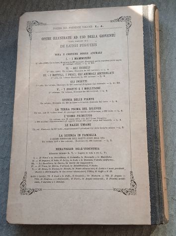 Molluschi e Zoofiti" di Luigi Figuier, Ed. F.lli Treves 1882. - Foto 5