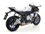 Marmitta per Yamaha R1m Arrow Indy-race pro race Works Leovince LV CORSA LV10