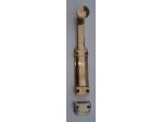 Catenaccio fermaporta saliscendi gancio porta in Ottone Lucido 20 cm x 3,5 cm