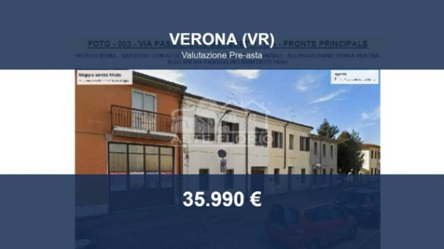 Immobile in asta di 168 m², box auto in vendita a Verona