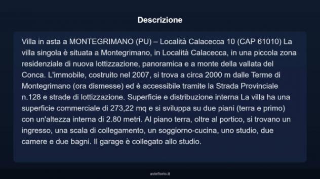 Immobile in asta di 273 m² con più di 5 locali e box auto in vendita a Monte Cerignone - Foto 17