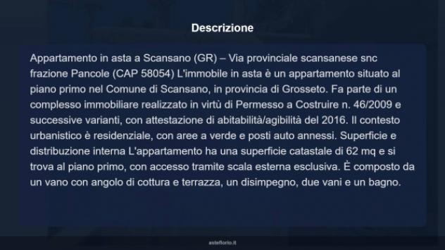 Immobile in asta di 62 m² in vendita a Scansano - Foto 14