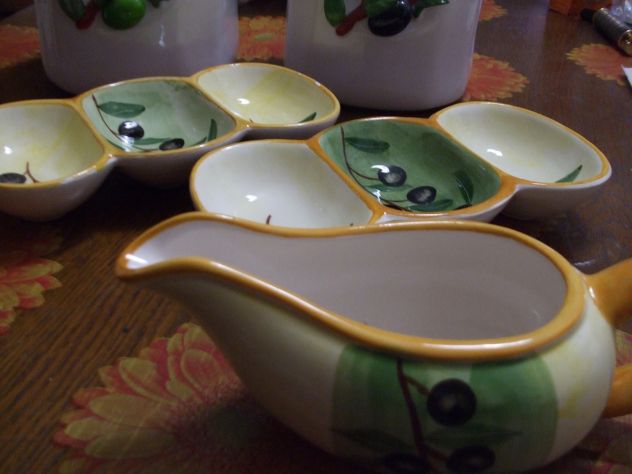 set da tavola vintage nuovo per olive - Foto 3