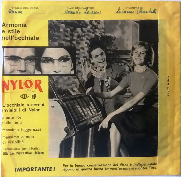 4 Flexi-disc -Inserti aIla Rivista Il Musichiere con pubblicità diverse-1959 - Foto 2