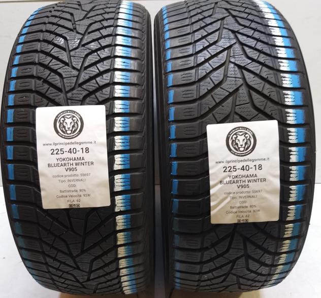 2 GOMME 225 40 18 YOKOHAMA A55697