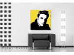 Quadro moderno dipinto Elvis Presley Pop Art