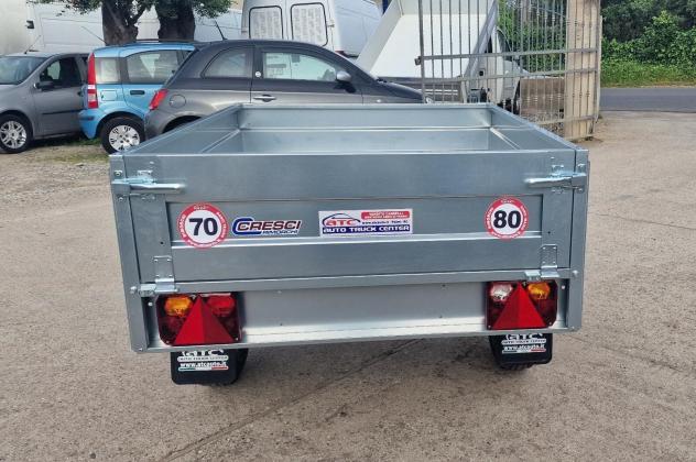 Rimorchio Cresci B3 450 Kg cm142x111x34H con freni - Foto 7