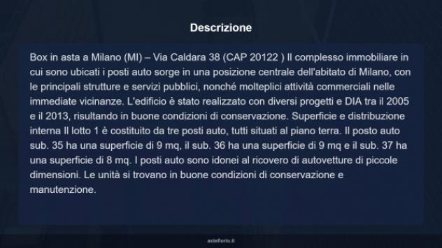 Immobile in asta di 26 m² in vendita a Milano - Foto 4