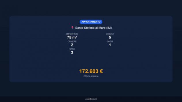 Immobile in asta di 75 m² in vendita a Santo Stefano al Mare - Foto 16
