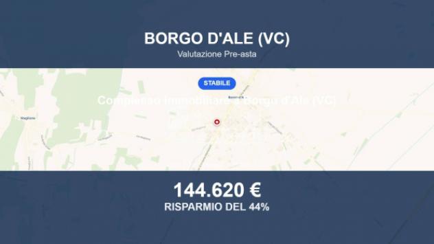 Immobile in asta di 1206 m² in vendita a Borgo d'Ale
