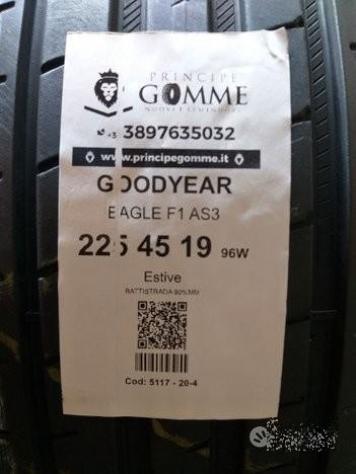 4 gomme 225 45 19 goodyear a5117 - Foto 2
