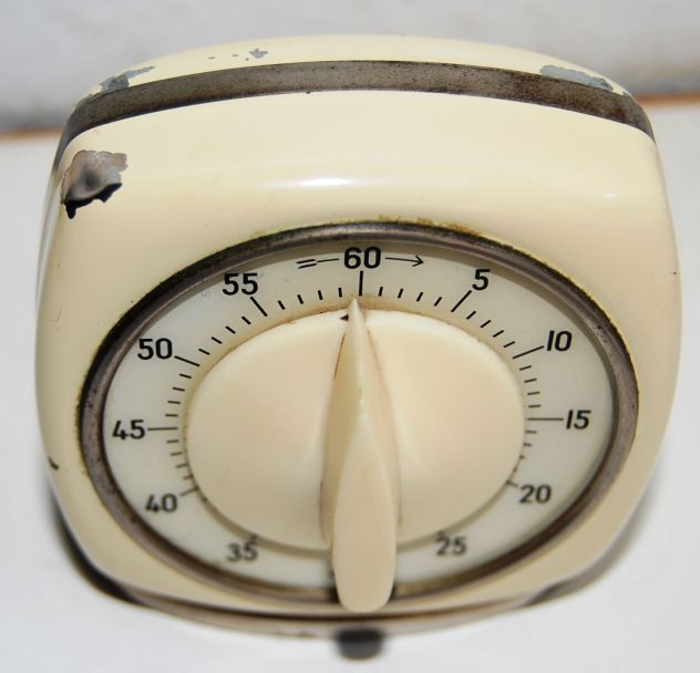 timer meccanico in metallo vintage - Foto 2
