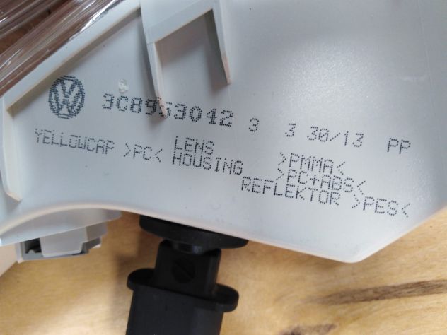 FANALINO FRECCIA INDICATORE DIREZIONE VOLKSWAGEN PASSAT CC 3C8953042 3C8953041 - Foto 4