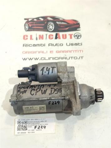 MOTORINO D' AVVIAMENTO SKODA Octavia S.Wagon 5° Serie (5E5) 0AM911023N 0001179516 CPW bifuel/metano 1395 (1620)
