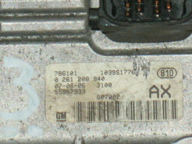 0261208940 Opel corsa 1.2 Z12XEP HW: 0261208940 SW: 1037400027 690159 - Foto 2