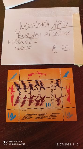 Ultimo gruppo di francobolli della Jugoslavia nuovi - Foto 3