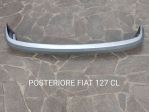 PARAURTI POSTERIORE PER FIAT 127 L CL CON BORDINO GRIGIO REAR BUMPER FIAT 127