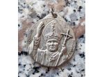 MEDAGLIA DI GIOVANNI PAOLO II° ARGENTATA -