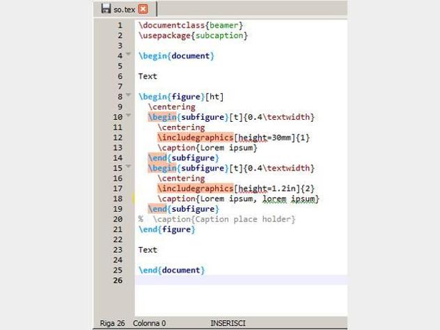 Impaginazione tesine in LaTeX