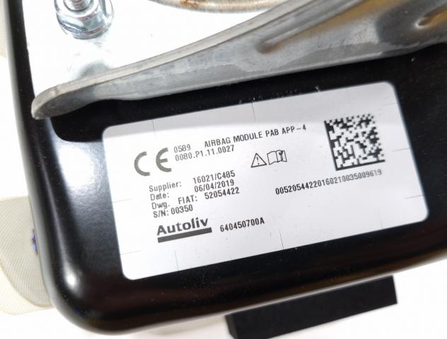 AIRBAG PASSEGGERO FIAT 500 Serie 52054422 (15) - Foto 11