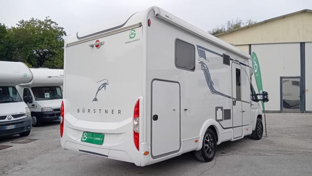 CAMPER BURSTNER DUCATO SEMINTEGRALE 6 POSTI DINETTE BASCULANTE CLIMATIZZATORE LETTO NAUTICO FOTOVOLTAICO CAMPEGGIO USATI GENERALI 1805 - Foto 5