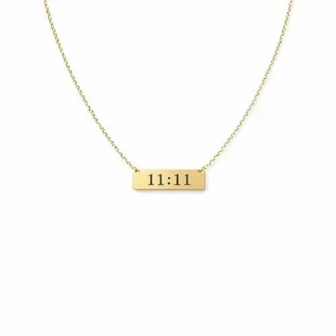18K Gold Plated 11:11 Necklace for Women - Foto 5