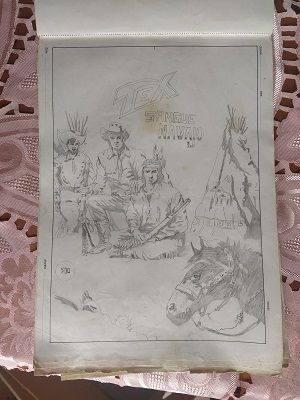 R135 - DISEGNI ORIGINALI FATTI A MATITA. - Foto 2