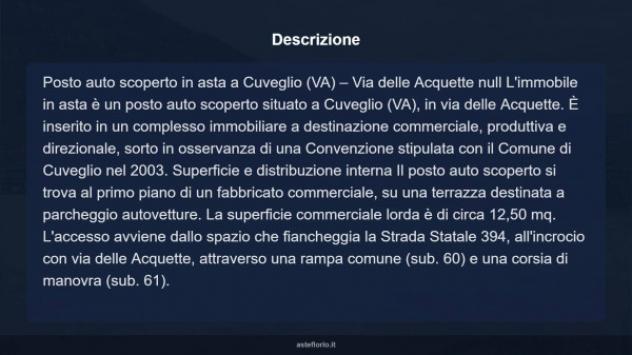 Immobile in asta di 12 m² in vendita a Cuveglio - Foto 9