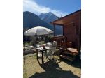 Roulotte stanziale con chalet in legno – Val d’Ayas / Challand-Saint-Anselme
