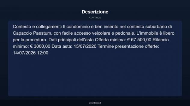 Immobile in asta di 119 m², box auto in vendita a Capaccio Paestum - Foto 18